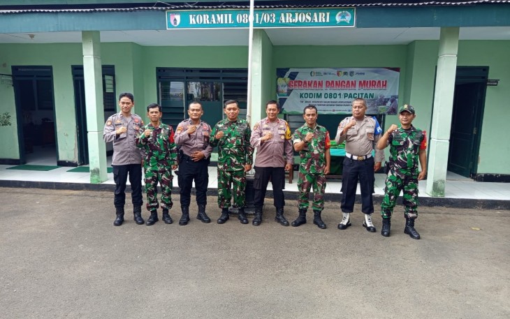 Sinergitas TNI Polri Ciptakan Kamtibmas Dalam Rangka Cooling System di Wilayah Pacitan