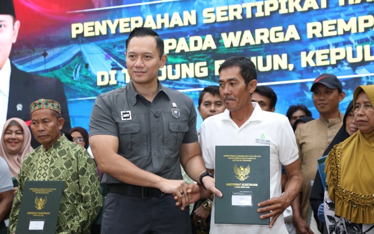 Ungkapan Terima Kasih Warga Terdampak Pengembangan Rempang Eco-City atas Penerbitan SHM