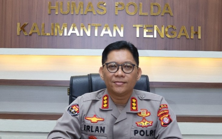 Kabidhumas Polda Kalteng Kombes Pol Erlan Munaji