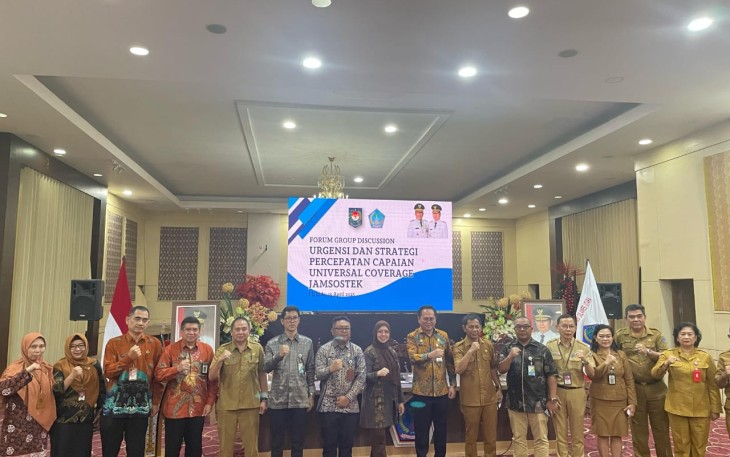 Badan Strategi Kebijakan Dalam Negeri (BSKDN), Kementerian Dalam Negeri (Kemendagri) mendorong pemerintah daerah untuk mempercepat capaian universal coverage jaminan sosial ketenagakerjaan (jamsosnaker)