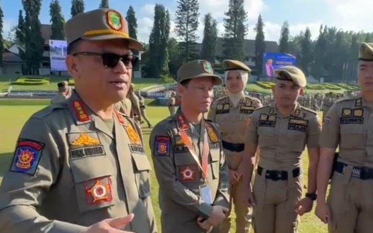 Bupati Empat Lawang Joncik Muhammad di Kampus IPDN Jatinangor, Kamis (27/6/2025).