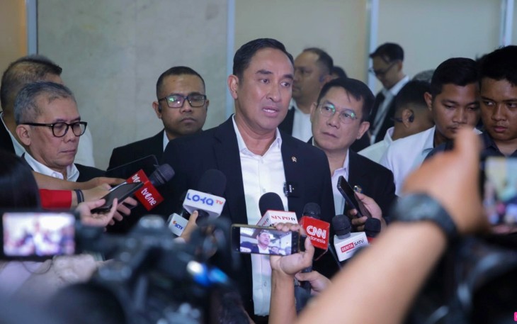 Kepala BNN RI Suyudi Ario Seto memberikan keterangan pers usai RDP dengan Komisi III DPR RI di Jakarta, Kamis (4/9)