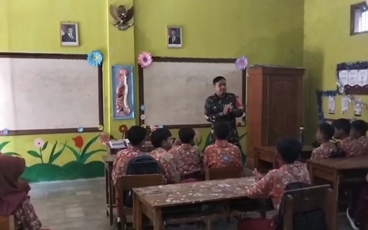 Wasbang anak usia dini di wilayah desa binaan 