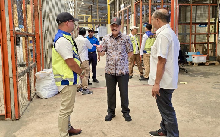 Deputi V BP Batam saat Tinjau Progres Bandara Hang Nadim