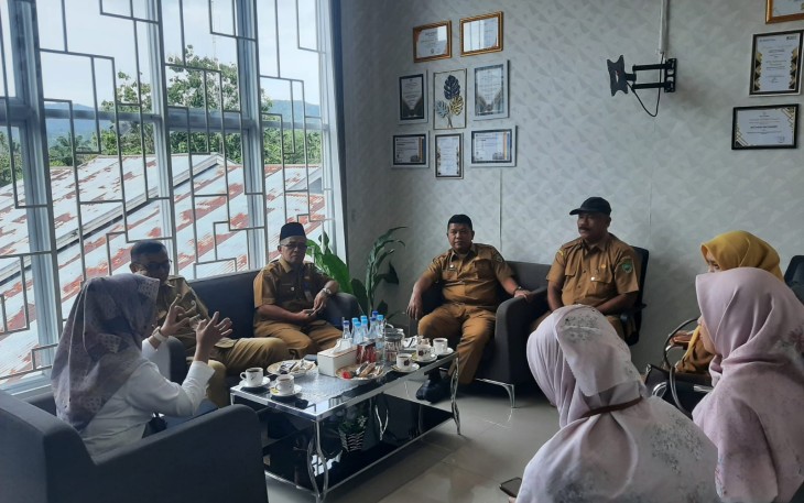 Dinas Kominfo Pasaman, Bidang Pengolahan Statistik dan Data Sektoral ke Kantor BPS Kabupaten Pasaman, Selasa (15/7/2025).