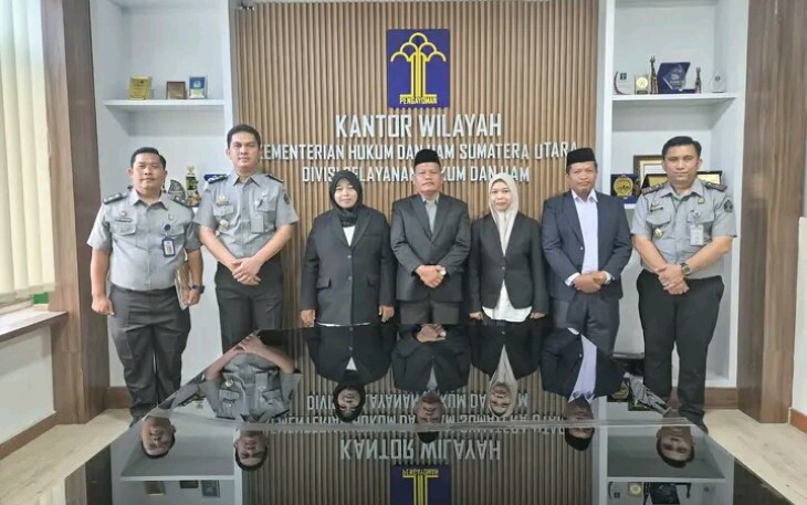 Kemenkum Sumut Usai Melantik Notaris Pengganti di Kota Medan