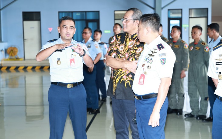 Irkoopsud II Dampingi Irjenau Terima Kunjungan Ketua BPK RI ke Lanud Sultan Hasanuddin
