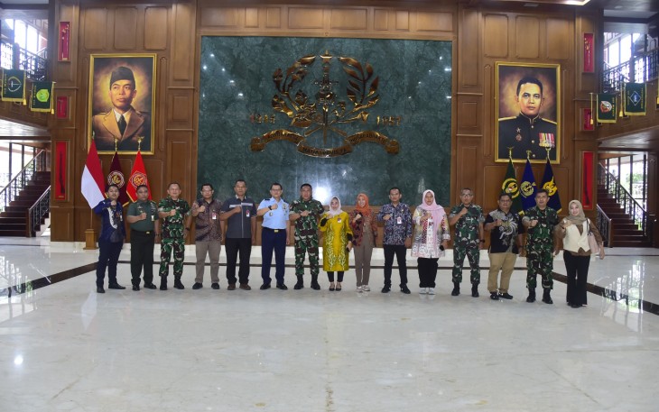 Gubernur Akademi Militer Terima Kunjungan Lembahas RI dan Mendagri 