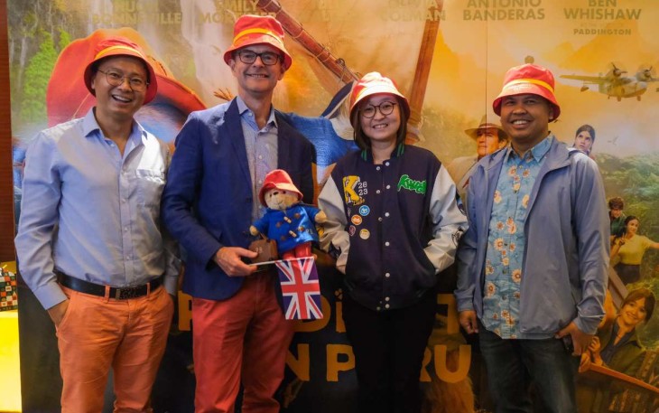 Wamenekraf menghadiri undangan British Embassy dalam peluncuran perdana film Paddington in Peru di Jakarta, Sabtu (18/1)