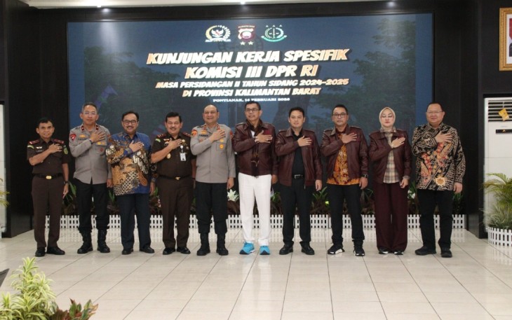 Komisi III DPR RI Apresiasi Kinerja Penegakkan Hukum Kepolisian dan Kejaksaan 