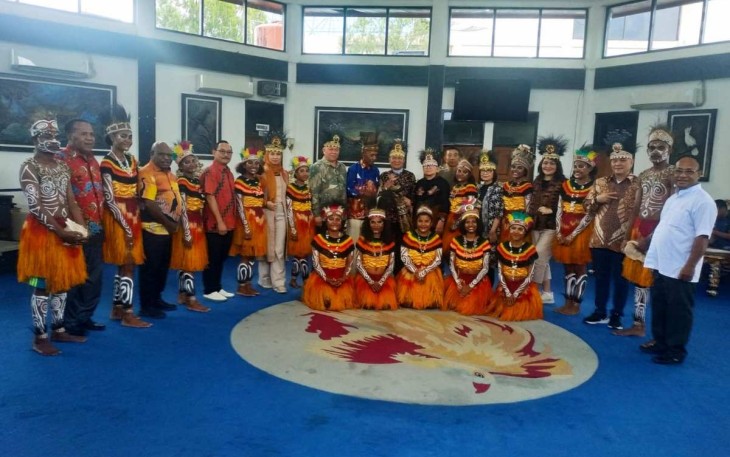 Rombongan DPP SKKP tiba di Sentani, Papua