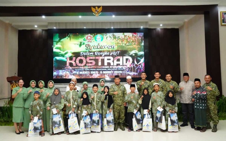 Divif 2 Kostrad syukuran HUT ke-64 Kostrad, Kamis (6/3)