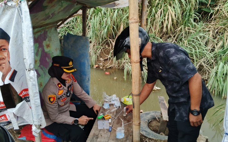 Satresnarkoba Polrestabes Medan Gerebek Sarang Narkoba di Kec.Kutalimbaru