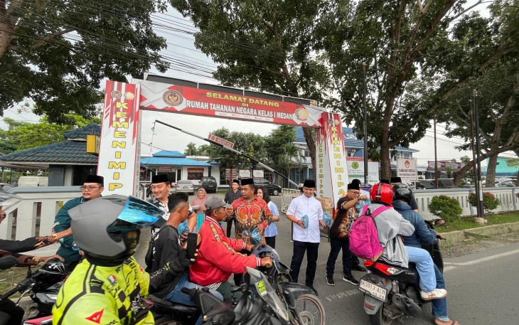 Pembagian Takjil Gratis Dilaksanakan Rutan Kelas I Medan