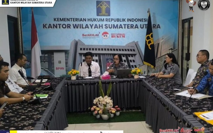 Kantor Kemenkum Sumut Perluas Sinergi Dengan Instansi.