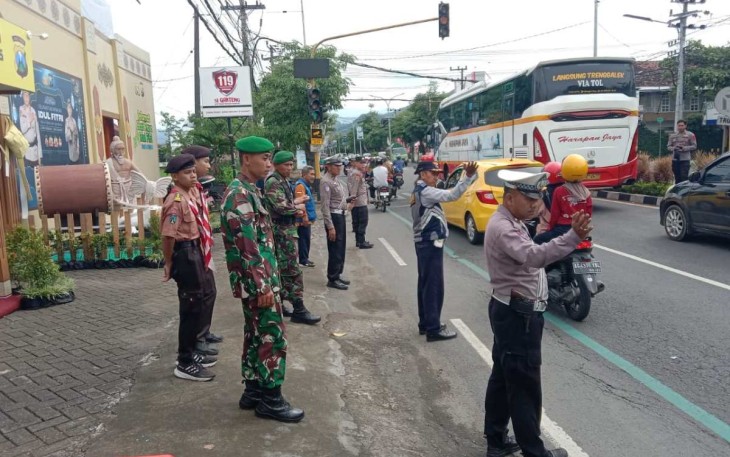 Pengamanan arus mudik lebaran 
