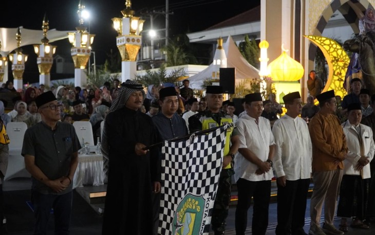 Dandim 0803/Madiun Hadiri Lomba Gema Takbir Keliling di Pahlawan Religi Center 