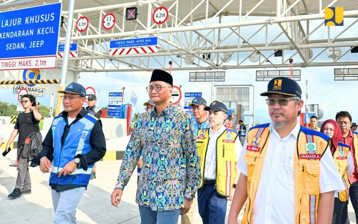 Menteri PU Tinjau Jalan Tol Fungsional Gending-Kraksaan-Paiton
