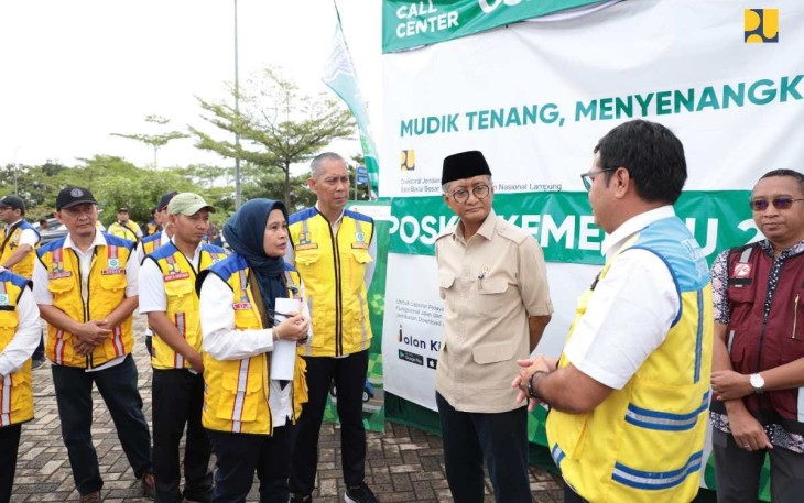 Menteri Dody Tinjau Kesiapan Arus Balik Jalan Tol Trans Sumatera 
