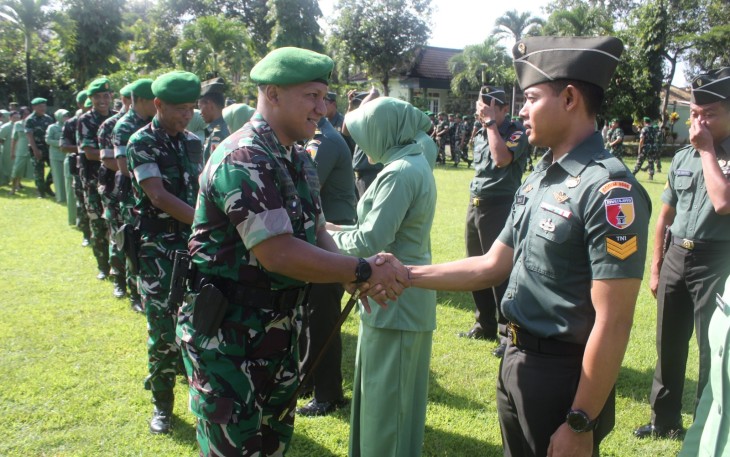 Prajurit Kodim 0806/Trenggalek Kembali Bertugas Usai Cuti Lebaran 