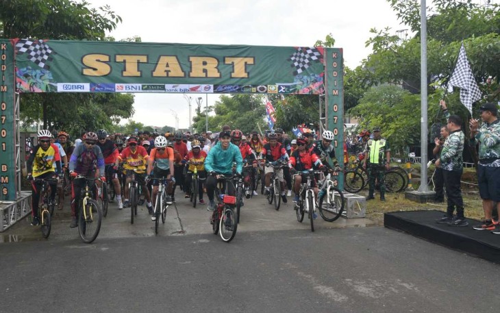 Fun bike sinergitas Korem 071/Wijayakusuma