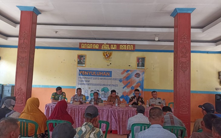 Babinsa Padas Hadiri Penyuluhan Program PTSL di Desa Binaan