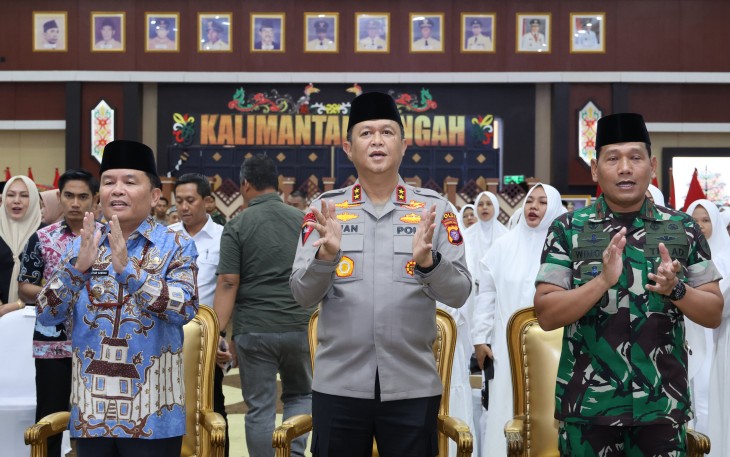 Kapolda Kalteng Hadiri Silaturahmi Gubernur Bersama Calon Jemaah Haji Tahun 2025