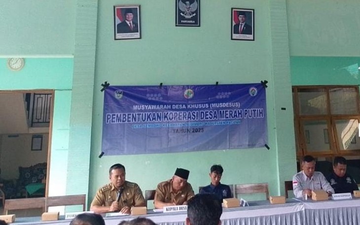 Pembentukan Kopdes Merah Putih di wilayah desa binaan 
