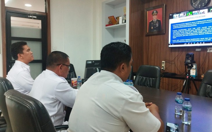 Kementerian Hukum Sumut Ikuti Rapat Koordinasi Percepatan Pembentukan Koperasi