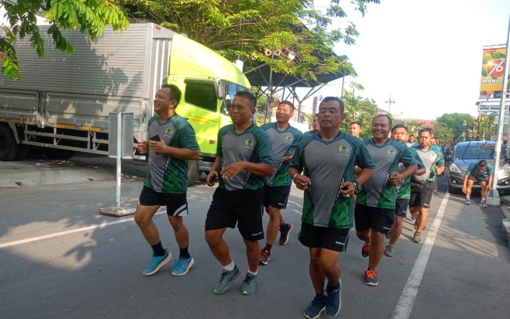 Kodim 0803/Madiun Gelar Olahraga Bersama