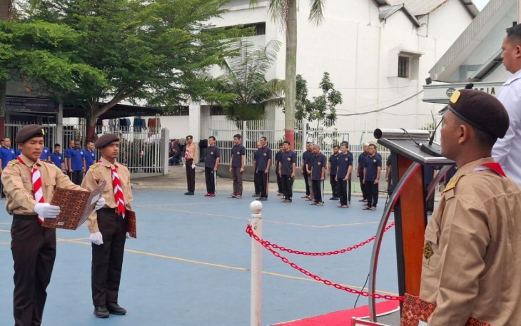 Rutan Kelas I Medan Gelar Upacara Kesadaran Berbangsa dan Bernegara.