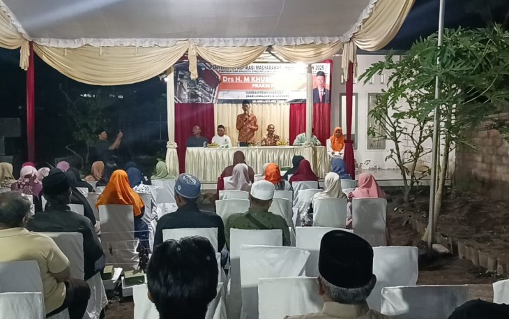 Anggota DPRD Jawa Timur, Husnul Khuluk menggelar reses II tahun 2025 di Desa Labruk Lor Kecamatan Lumajang Kabupaten Lumajang