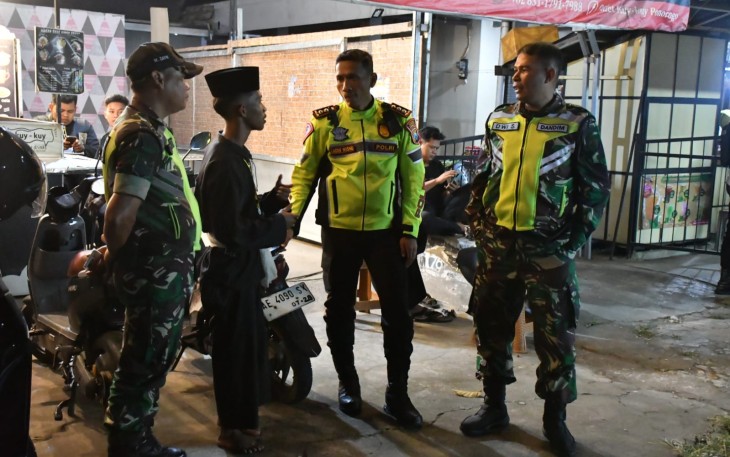 Personel TNI-Polri di Ponorogo Terus Lakukan Patroli Gabungan Skala Besar