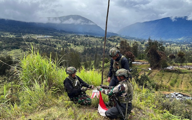 Merah Putih Kembali Berkibar di Langit Pinapa