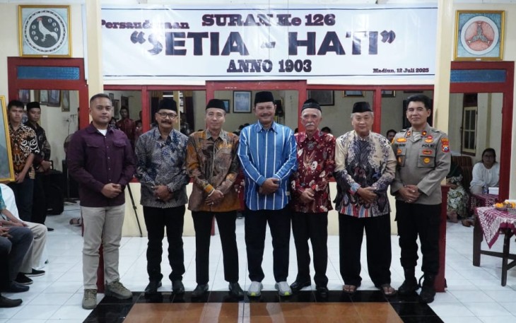Dandim 0803/Madiun Hadiri Peringatan Suran 2025 Persaudaraan SH 1903
