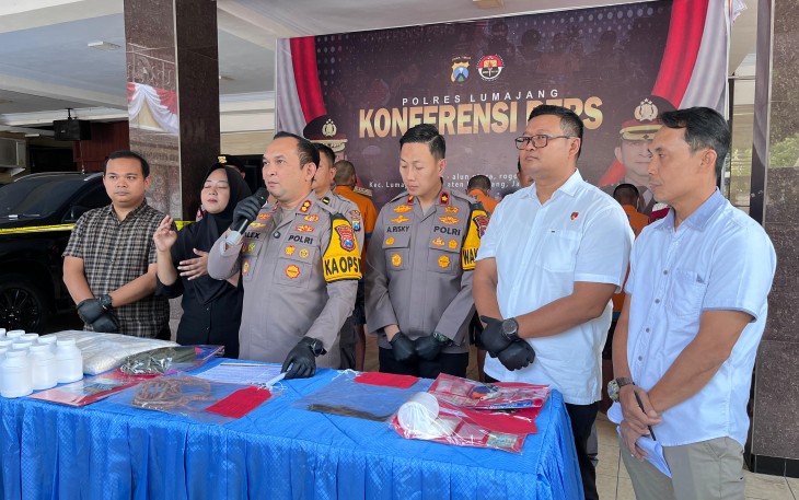Polres Lumajang Ungkap Kasus Pencurian Sapi