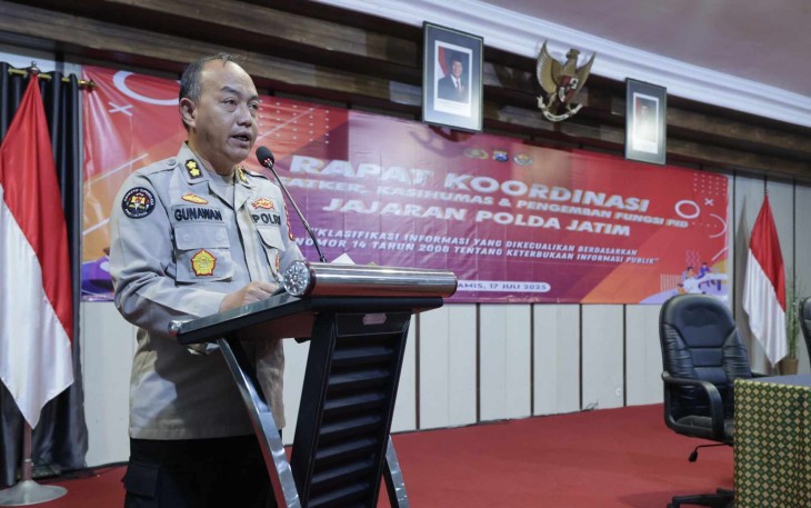 Kasubdit PID Polda Jatim AKBP Gunawan Wibisono 