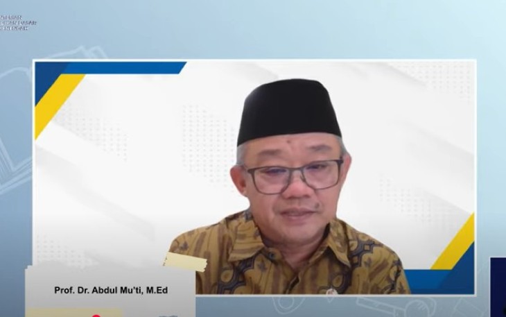 Webinar Sosialisasi Peraturan Menteri Pendidikan Dasar dan Menengah (Permendikdasmen) Nomor 13 Tahun 2025 yang disiarkan secara langsung melalui kanal youtube Kemendikdasmen pada Rabu (22/7)