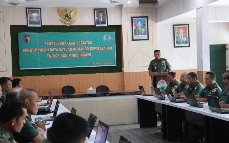 Dandim 0805/Ngawi Letkol Arh Setu Wibowo 