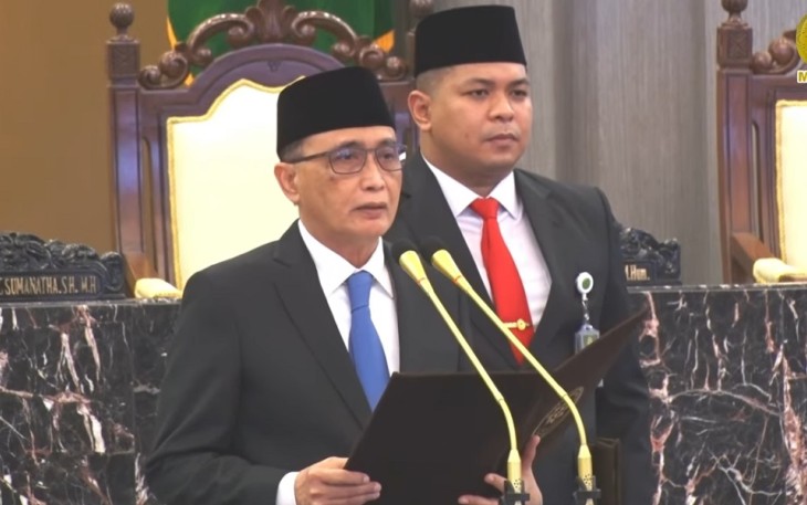 Ketua Mahkamah Agung RI, Prof. Dr. H. Sunarto, S.H.,M.H. melantik tiga pimpinan tinggi madya di lingkungan Mahkamah Agung (MA) pada Rabu (30/7)