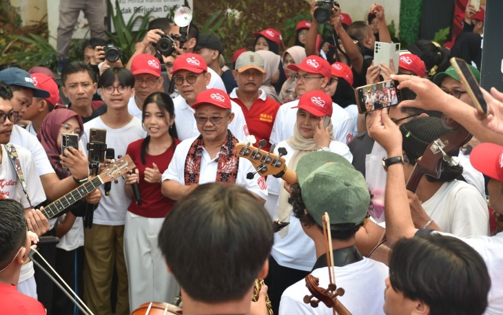 Puncak Festival Harmoni Bintang yang diselenggarakan Direktorat Jenderal Pendidikan Vokasi, Pendidikan Khusus, dan Pendidikan Layanan Khusus (Ditjen Diksi PKPLK), Kementerian Pendidikan Dasar dan Menengah pada Minggu pagi, 3 Agustus 2025