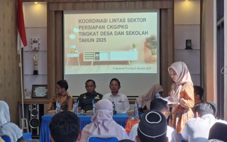 Pelda Arianto saat lokakarya mini di wilayah desa binaan 