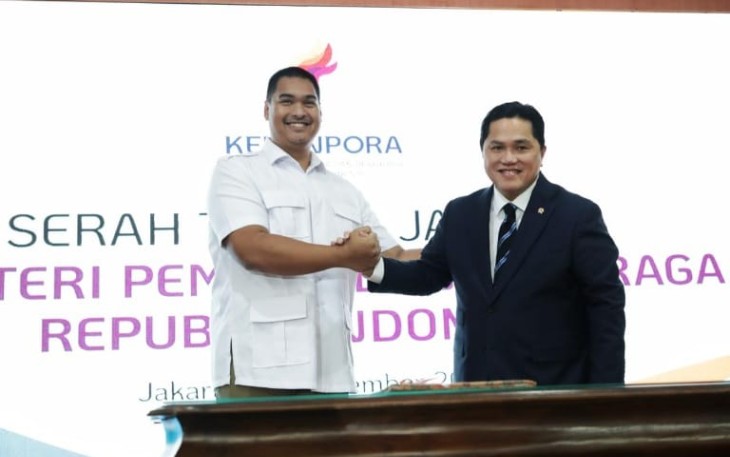 Erick Thohir Resmi Jabat Menpora 