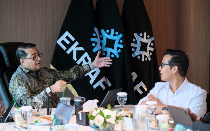 Menteri Ekraf Bahas Potensi Kolaborasi Bersama Esteh Indonesia