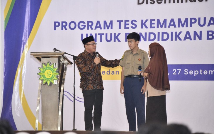 Ratusan Pelajar Medan Antusias Ikut Sosialisasi TKA