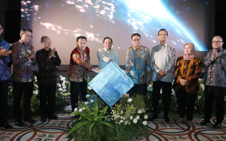 Mendagri Tito Karnavian saat launching program PSEL di Jakarta, Selasa (30/9)