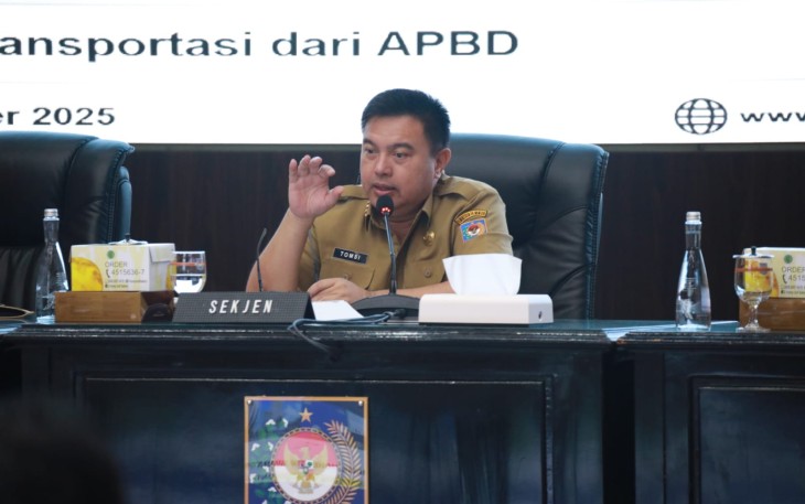 Sekretaris Jenderal (Sekjen) Kementerian Dalam Negeri (Kemendagri) Tomsi Tohir