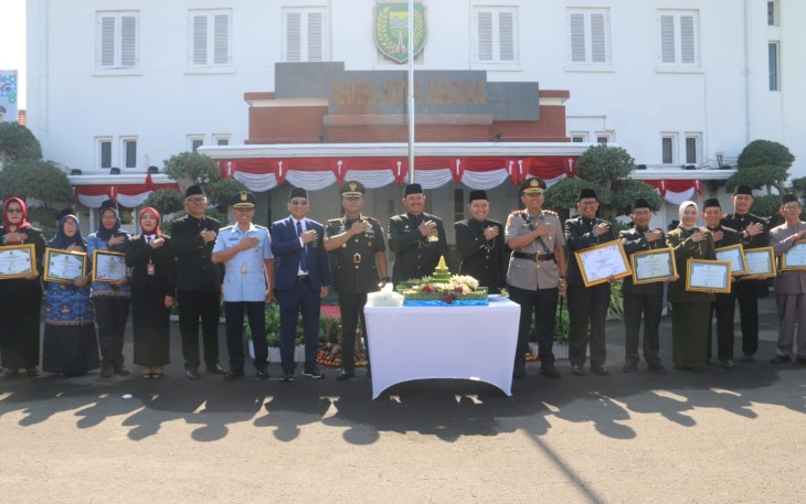 HUT ke-80 Provinsi Jawa Timur di Balai Kota Madiun, Senin (13/10)