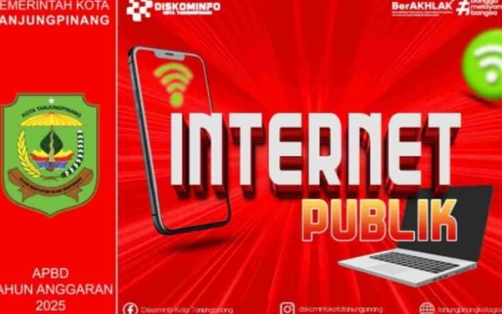Pemkot Tanjungpinang Sediakan 46 Titik WiFi Publik Gratis