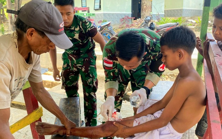 Pelayanan kesehatan warga perbatasan 